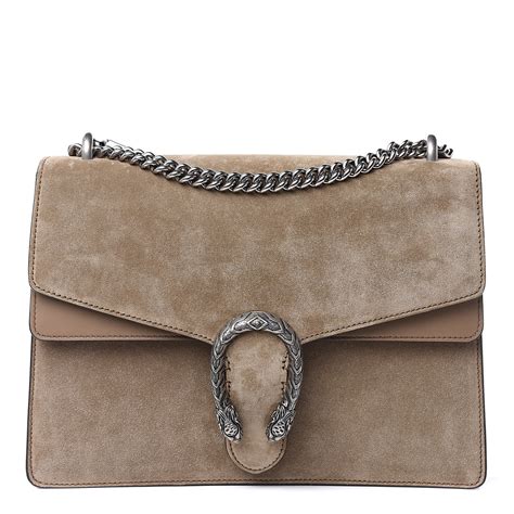 gucci dionysus taupe medium|Gucci dionysus bag suede medium.